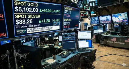 Gold and silver surge as traders price in a prolonged conflict