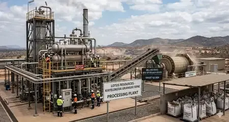 Lotus ramps up Kayelekera uranium production, starts acid plant commissioning