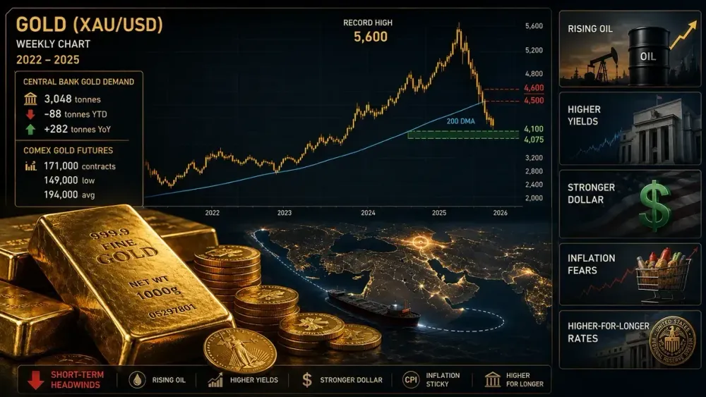 $4,075oz gold is now in play, and the price will need to challenge $4,600 before bullish momentum resumes – Saxo Bank’s Hansen