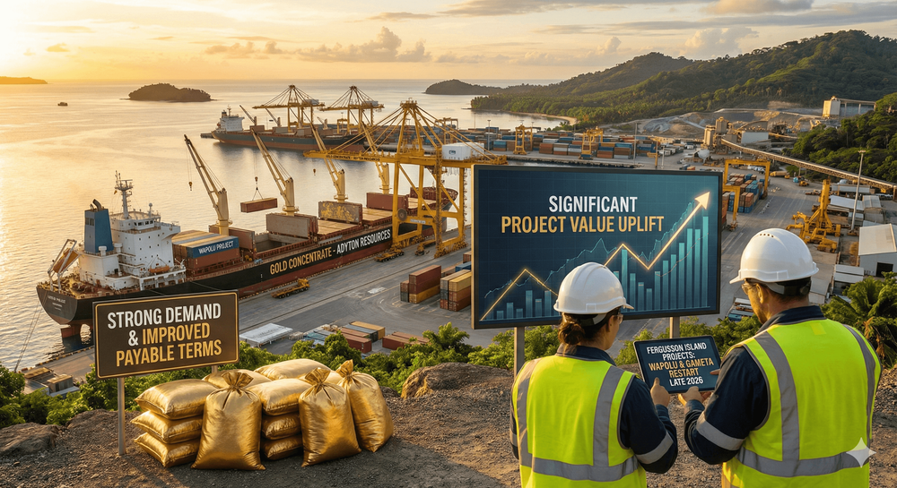 Adyton Resources Receives Non-Binding Letter of Intent (LOI) for the Purchase of Gold Concentrate from Its Wapolu Project
