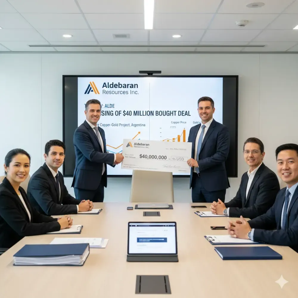 Aldebaran Announces Closing of $40 Million Bought Deal Offering