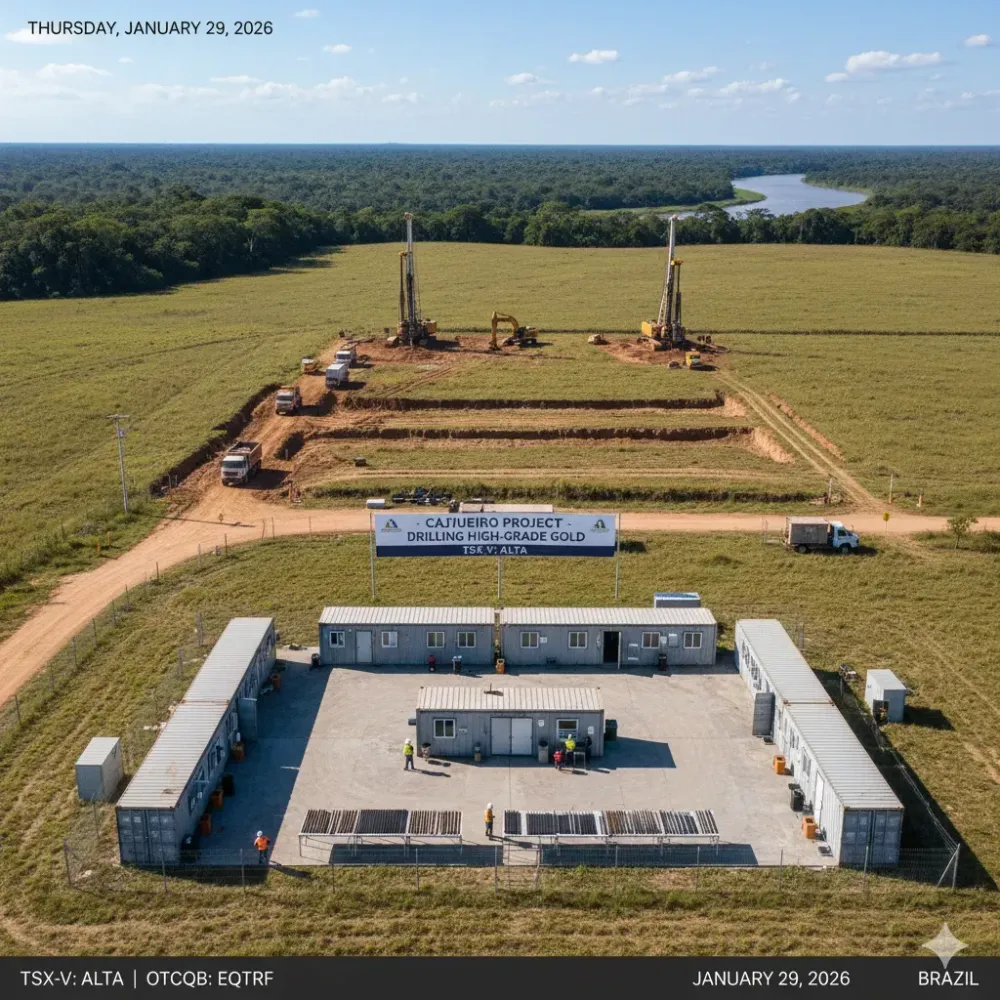 Altamira Gold Intersects High Grade Gold Mineralization within the Cajueiro Mineral Resource and Commences Drilling at the Untested Mombaque and Guillermo Porphyry Targets, Brazil