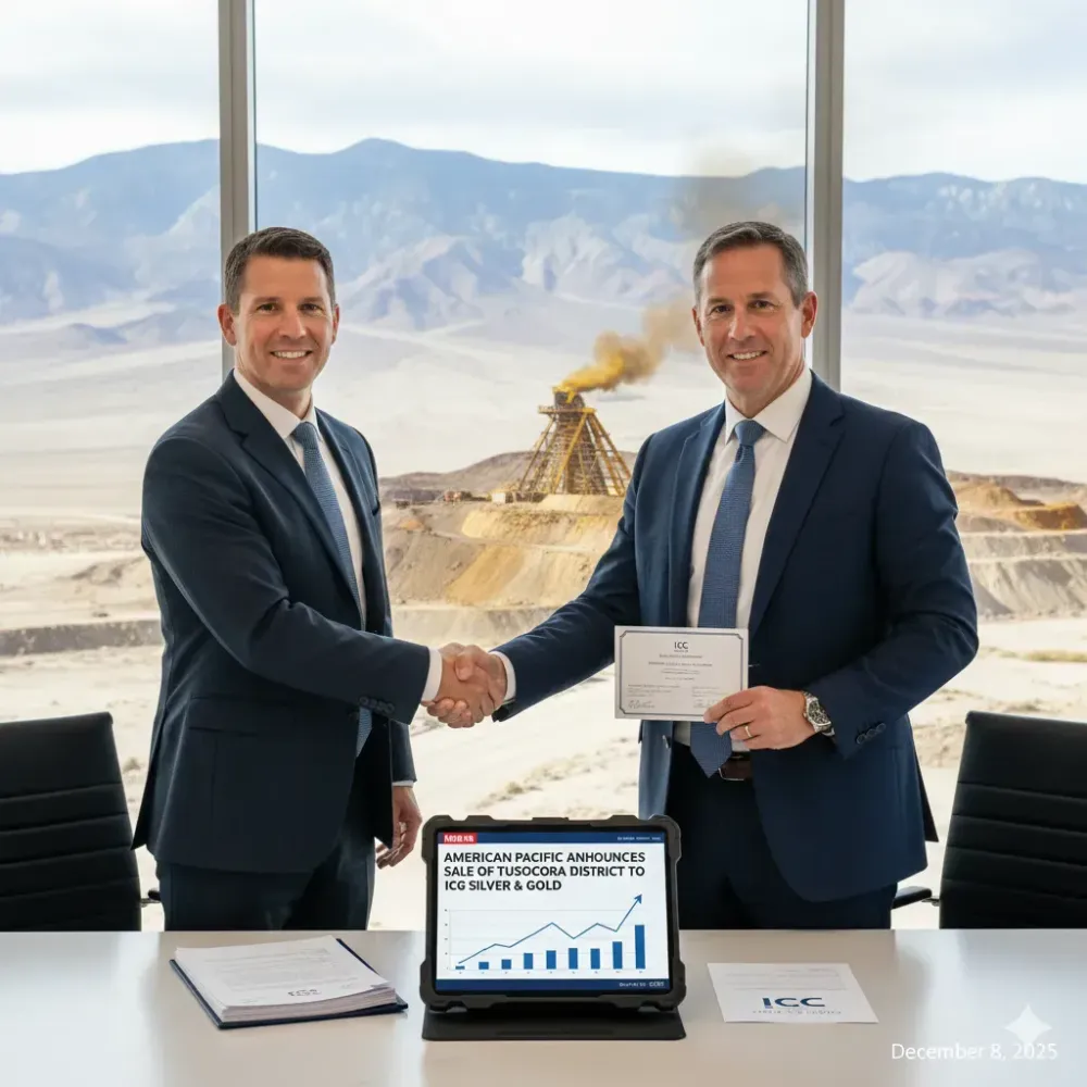 American Pacific Announces Execution of Arrangement Agreement to Sell the Tuscarora District to ICG Silver & Gold Ltd.