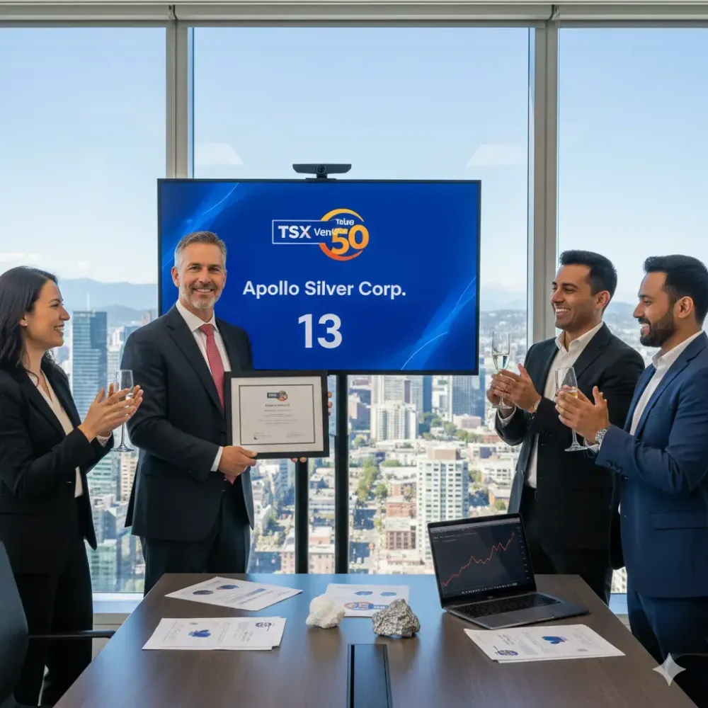 Apollo Silver Ranks 13th Overall in the 2026 TSX Venture 50™