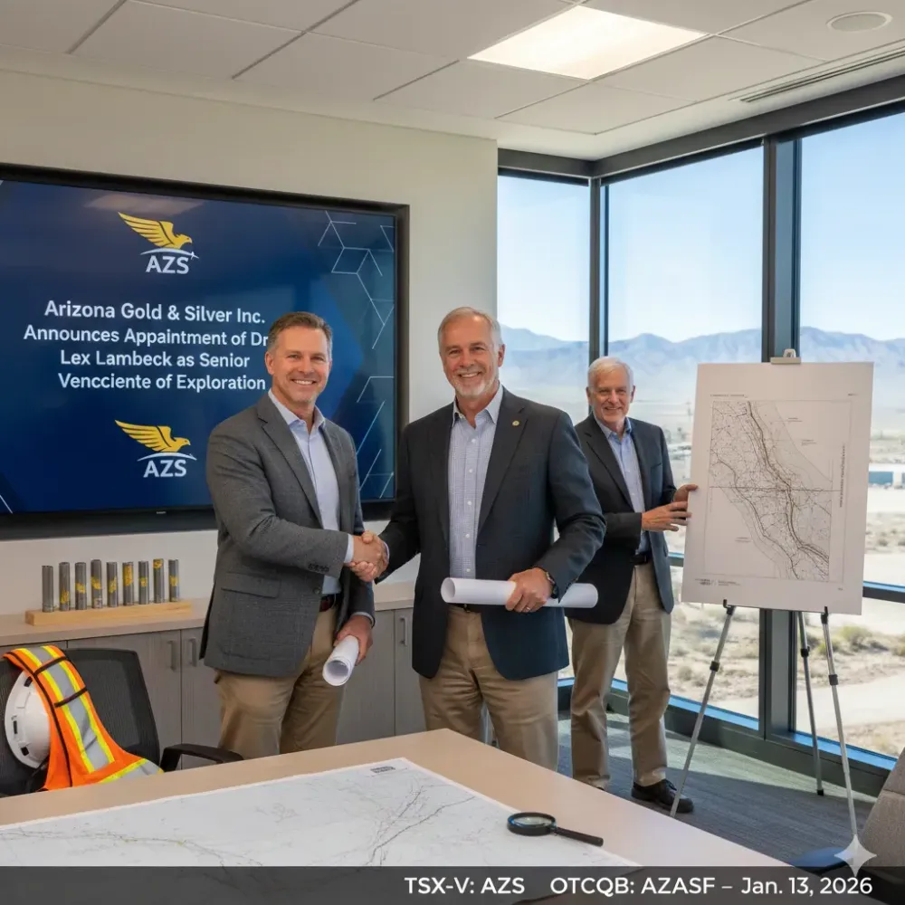 Arizona Gold & Silver Inc. Announces Appointment of Dr. Lex Lambeck as Senior Vice President of Exploration