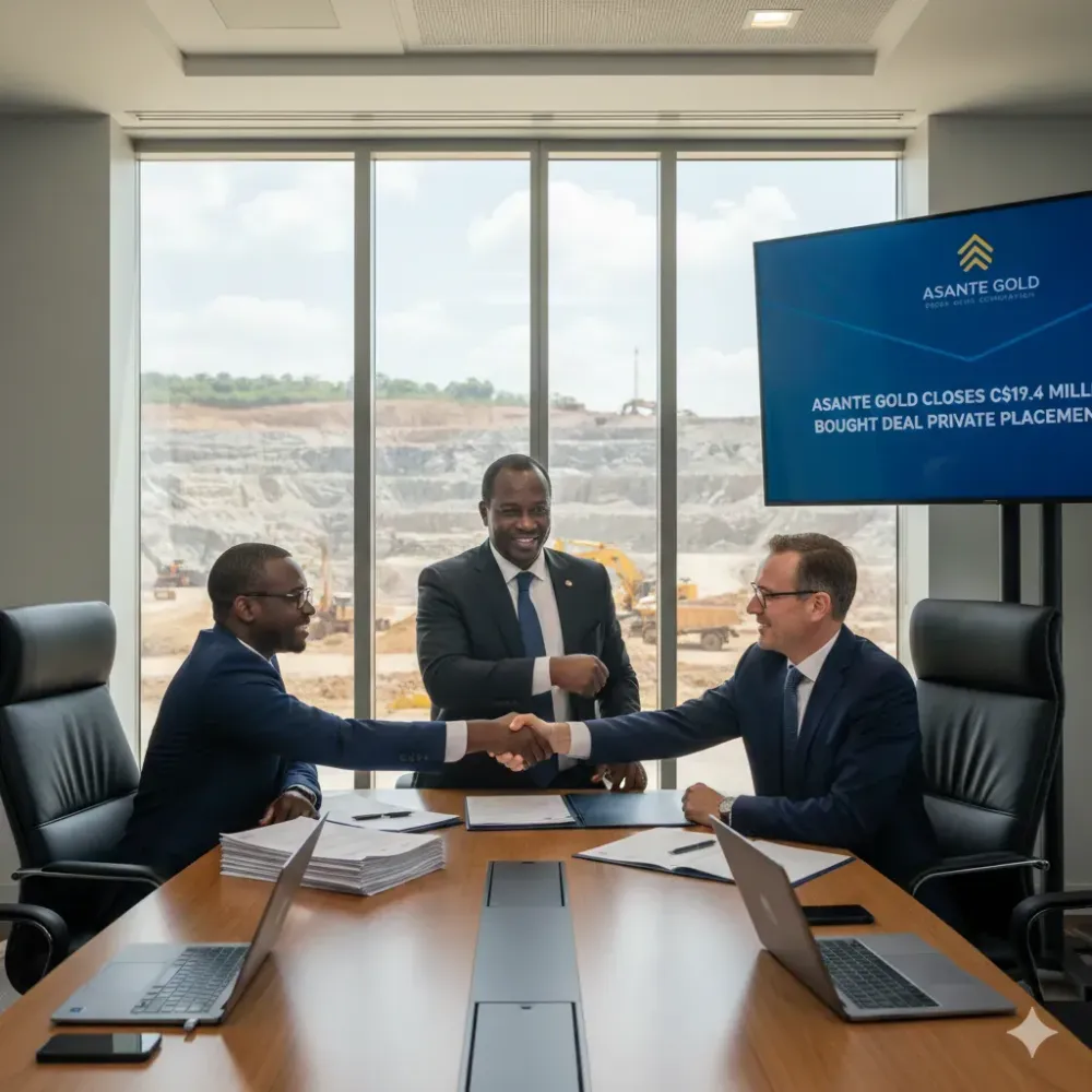 Asante Gold Closes C$179.4 Million Bought Deal Private Placement of Common Shares