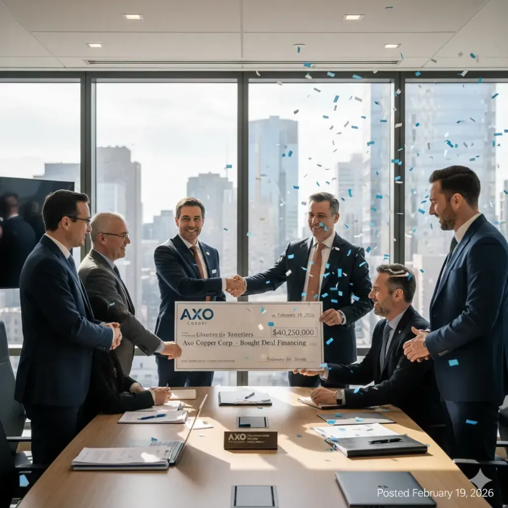Axo Copper Announces Closing of $40,250,000 Bought Deal Financing Including Full Exercise of the Over-allotment Option