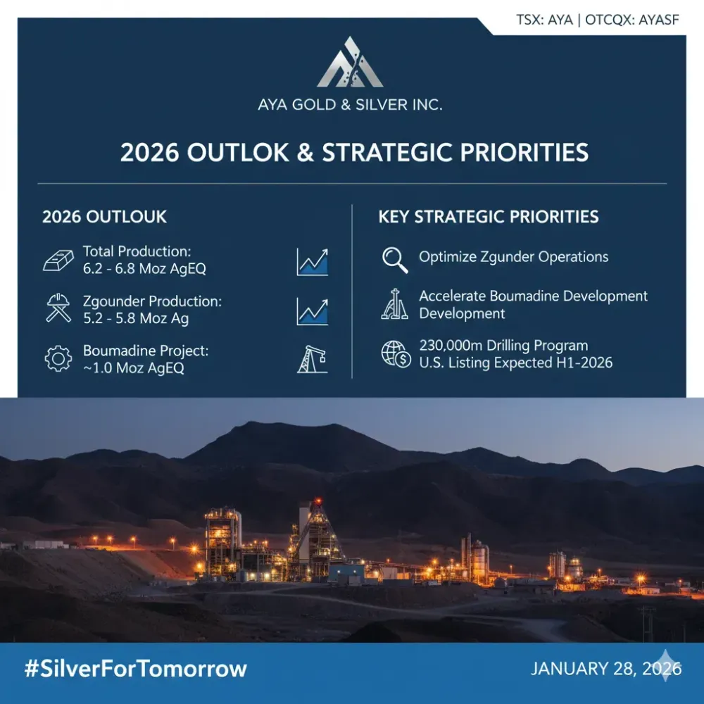 Aya Gold & Silver Provides 2026 Outlook and Strategic Priorities