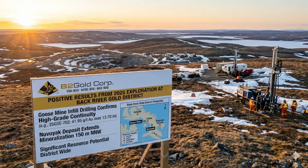 B2Gold Announces Positive Results from its 2025 Exploration Program at the Back River Gold District; Drill Results Confirm Significant Resource Potential District Wide