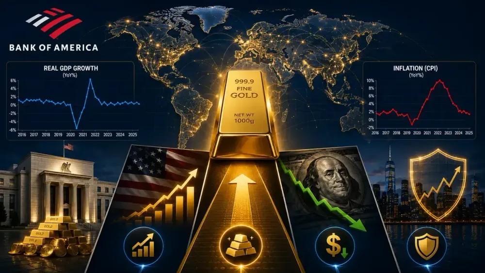 Bank of America says gold can still hit $6,000, just not anytime soon
