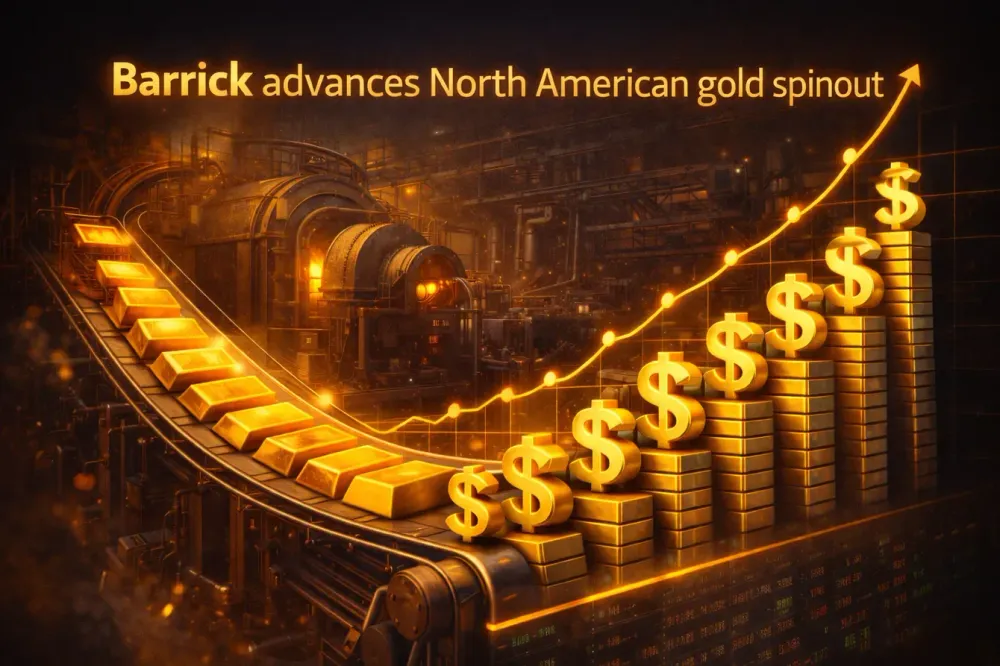 Barrick advances North American gold spinout