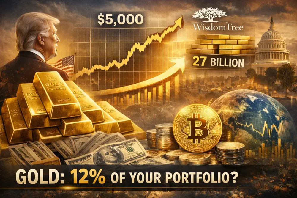 Based on Jack Bogle’s market cap target, ‘gold would be about 12% of your portfolio’ – WisdomTree CEO Steinberg