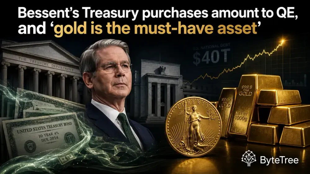 Bessent's interventions amount to QE, and 'gold is the must-have asset' - ByteTree's Morris
