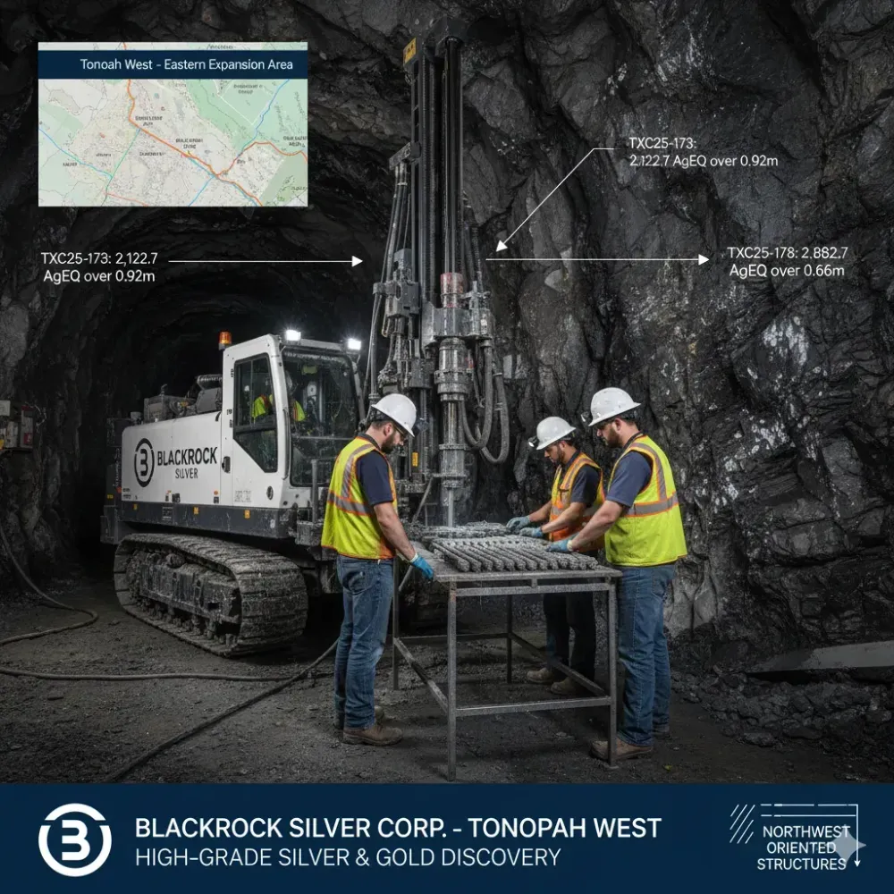 Blackrock Silver Announces Final Assays from Eastern Expansion Drill Program at Tonopah West
