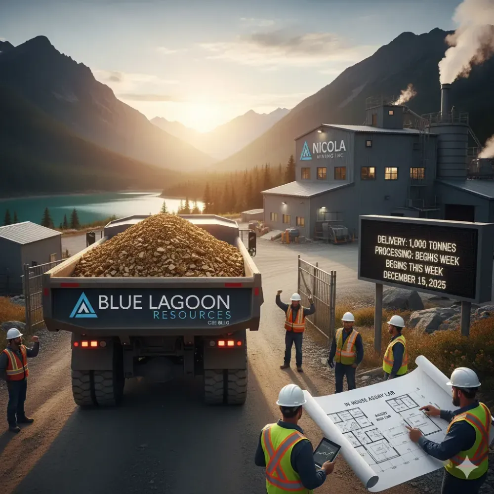 Blue Lagoon Delivers 1,000 Tonnes to Milling Partner – Processing Expected to Begin by Week’s End