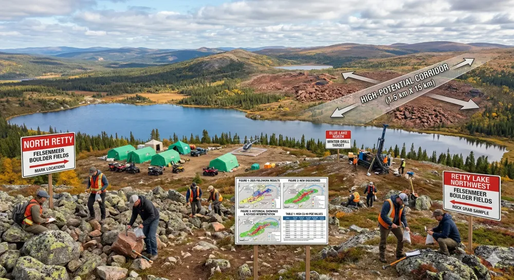 CUPANI Discovery of Two New Mineralized Zones at Blue Lake Project