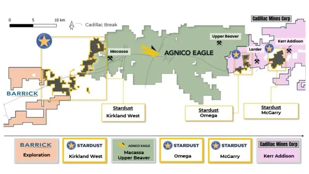 Canadian gold explorer Stardust to raise up to $14.5m for Cadillac Break prospecting