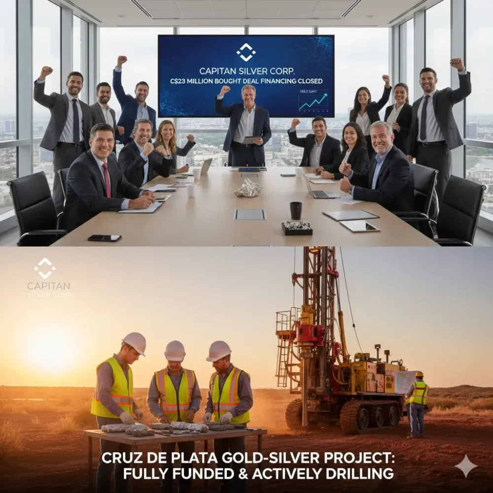 Capitan Silver Announces Closing of C$23 Million Bought Deal Financing, Including Full Exercise of the Underwriters’ Option