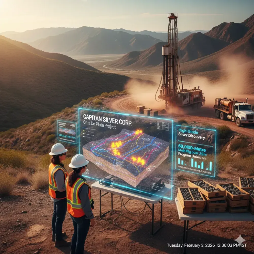 Capitan Silver Intersects 1,130.1 g/t Silver Equivalent over 1.5 Metres, Within a Wider Zone of 240.5 g/t Silver Equivalent over 25.9 Metres at the Cruz De Plata Project