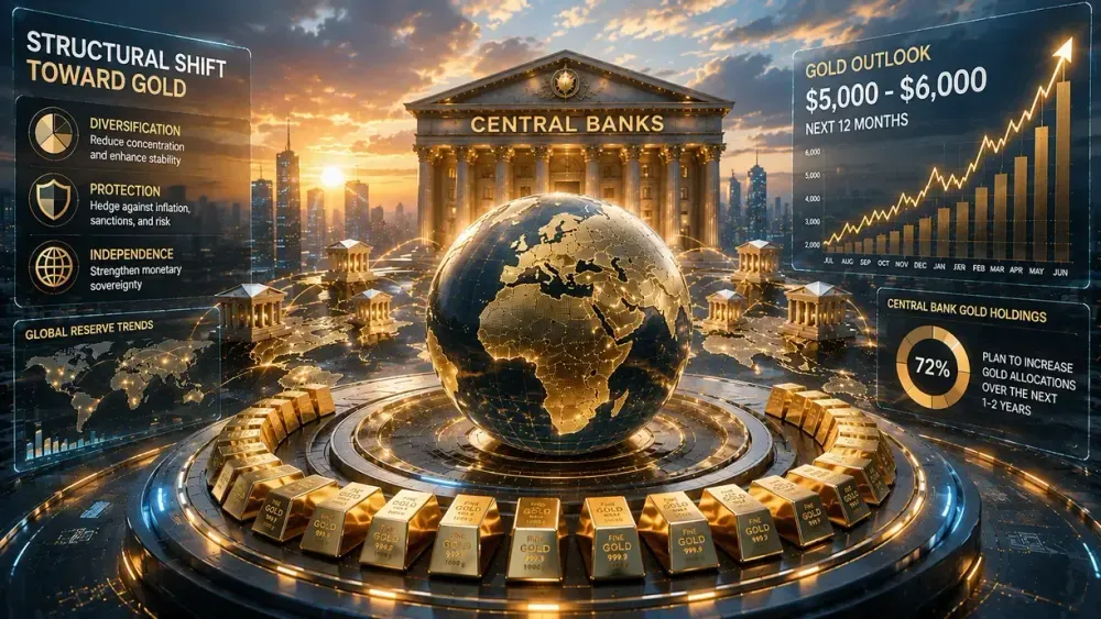 Central banks are still betting on gold