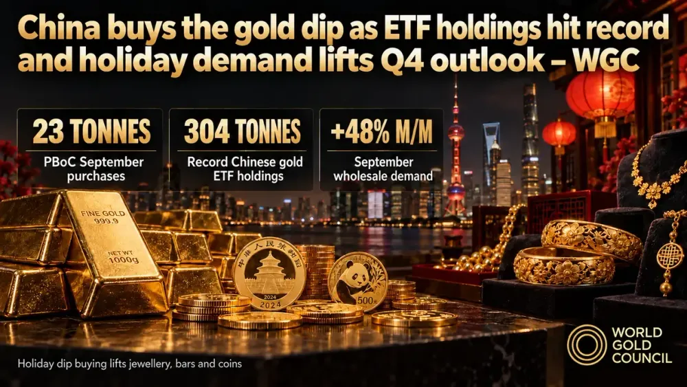 China buys the gold dip as ETF holdings hit record and holiday demand lifts Q4 outlook – WGC