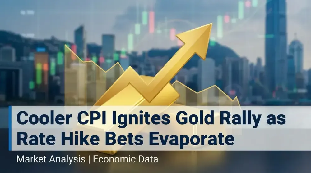 Cooler CPI Ignites Gold Rally as Rate Hike Bets Evaporate