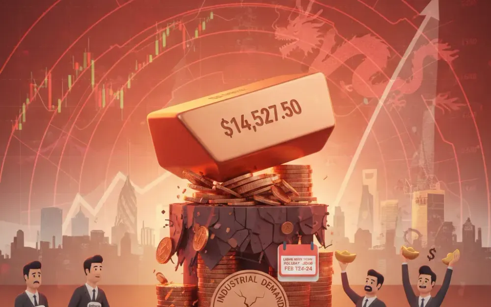 Copper's ascent above $14000 creates investor dilemma