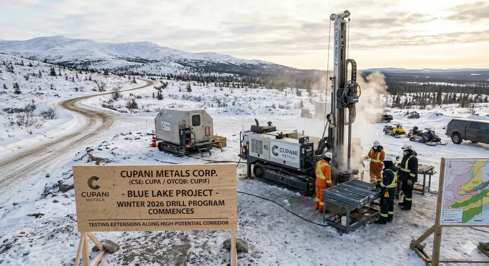 Cupani Metals Drilling Commences At Blue Lake in Northern Quebec
