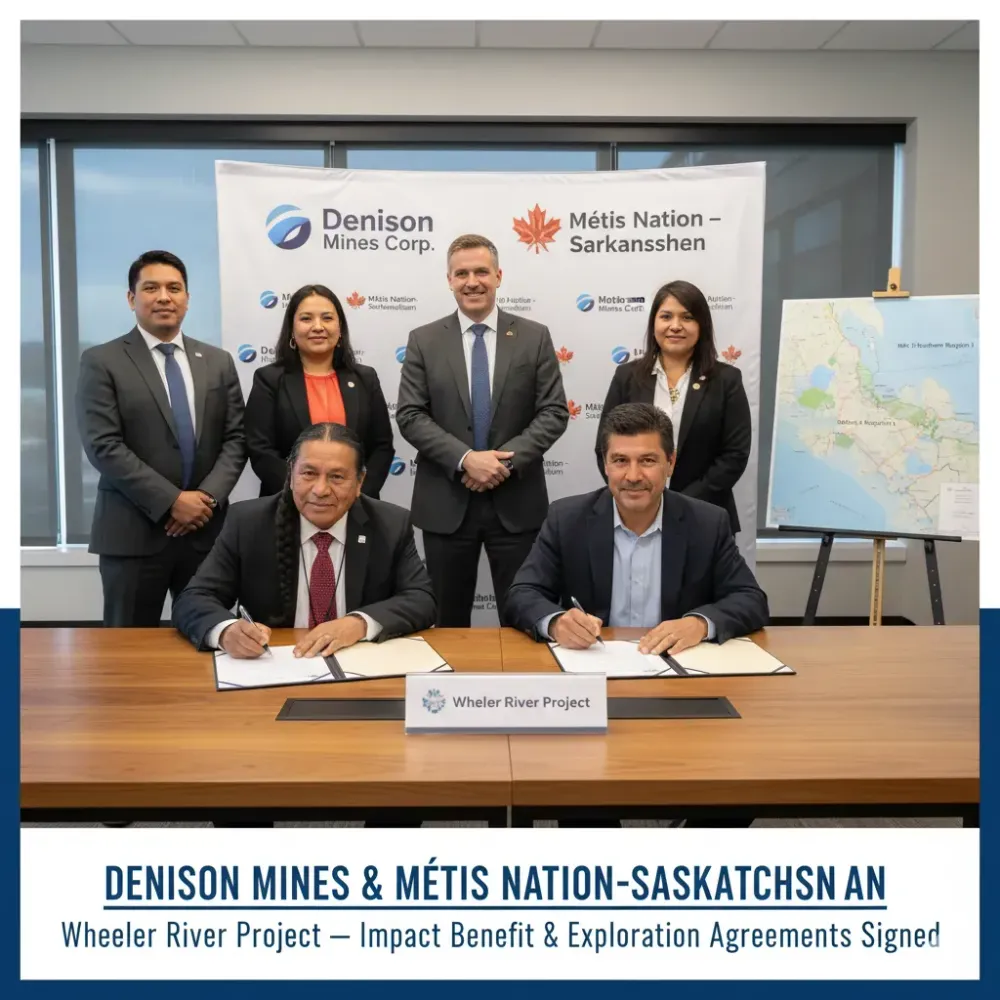 Denison Announces Signing of Impact Benefit Agreement and Exploration Agreement with Métis Nation-Saskatchewan, MN-S NR-1, and MN-S NR-3