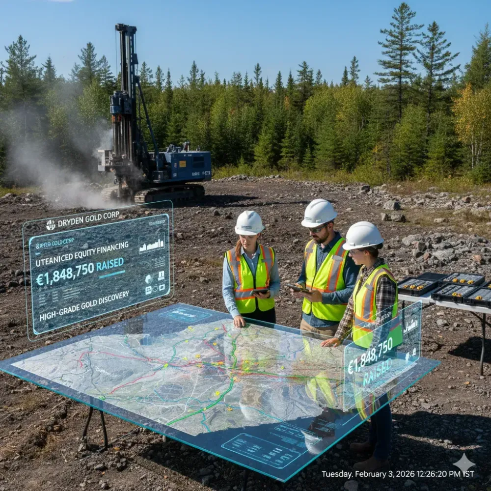 Dryden Gold Corp. Announces the Closing of its Previously Announced Upsized Equity Financing