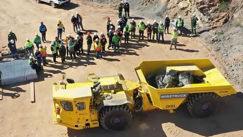 Emerging South African copper miner highlights loss-narrowing performance