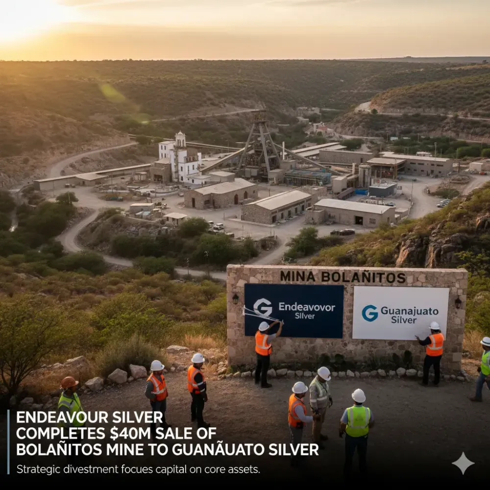 Endeavour Silver completes sale of Bolañitos mine