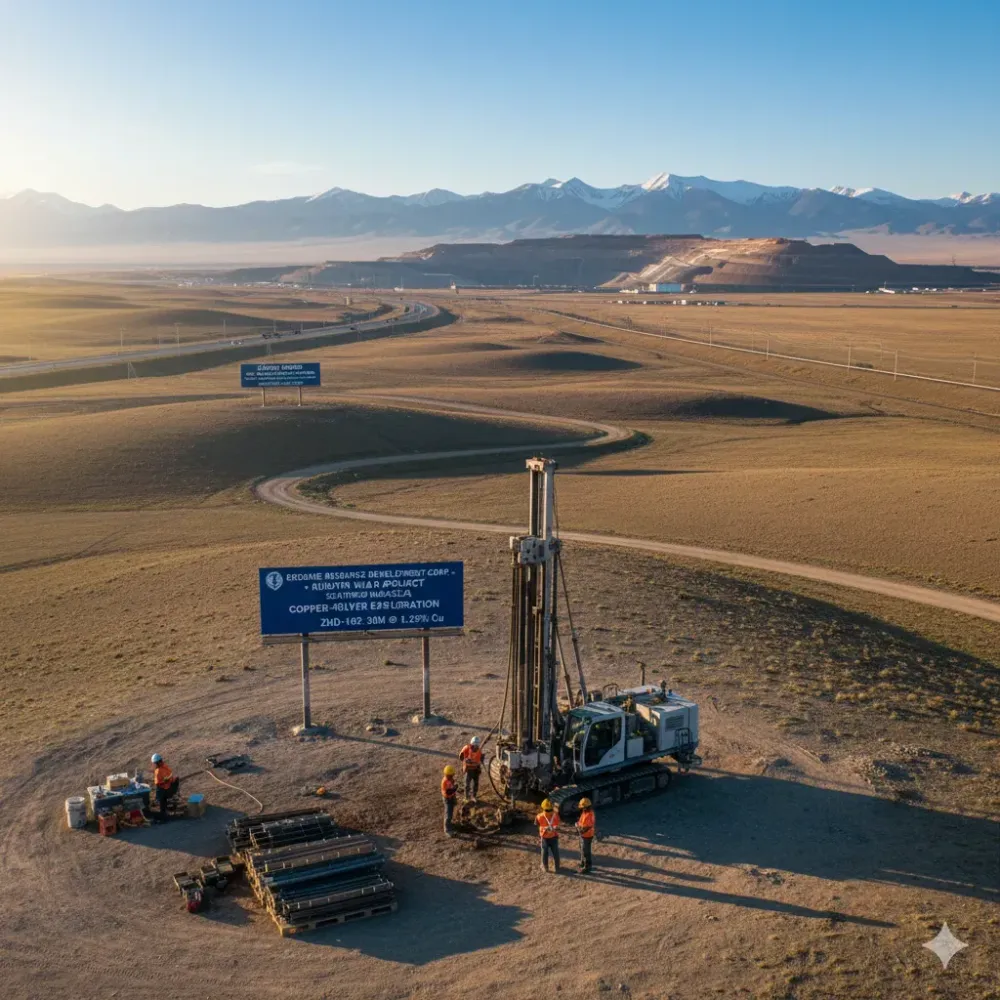 Erdene Intersects 30 Metres of 1.25% Copper in Khuvyn Khar Porphyry System