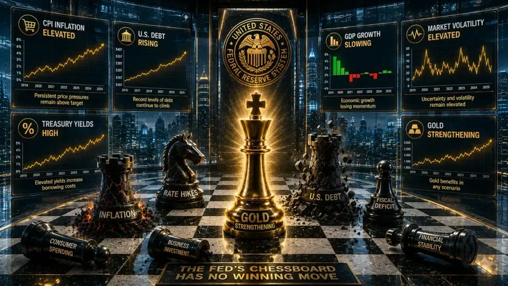 Fed trapped between inflation and debt crisis, and gold wins either way - Sprott's McIntyre