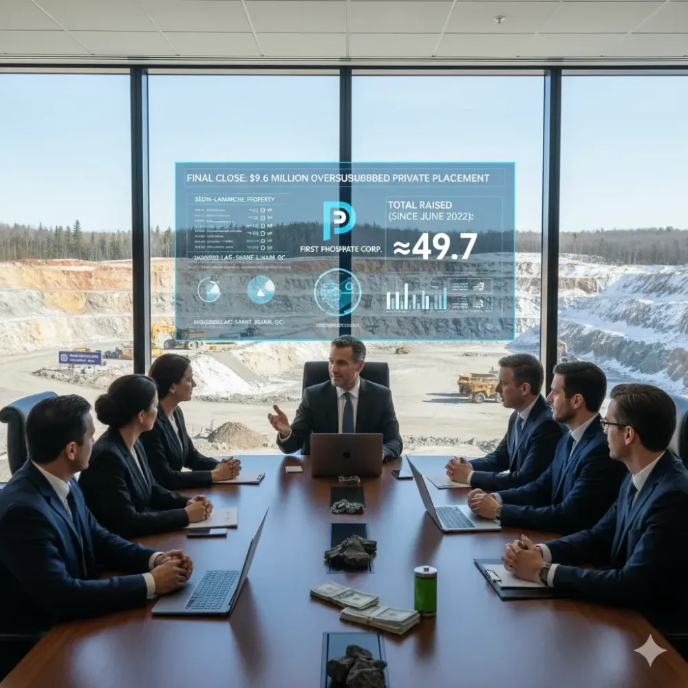 First Phosphate Closes Final Tranche of Oversubscribed Private Placement