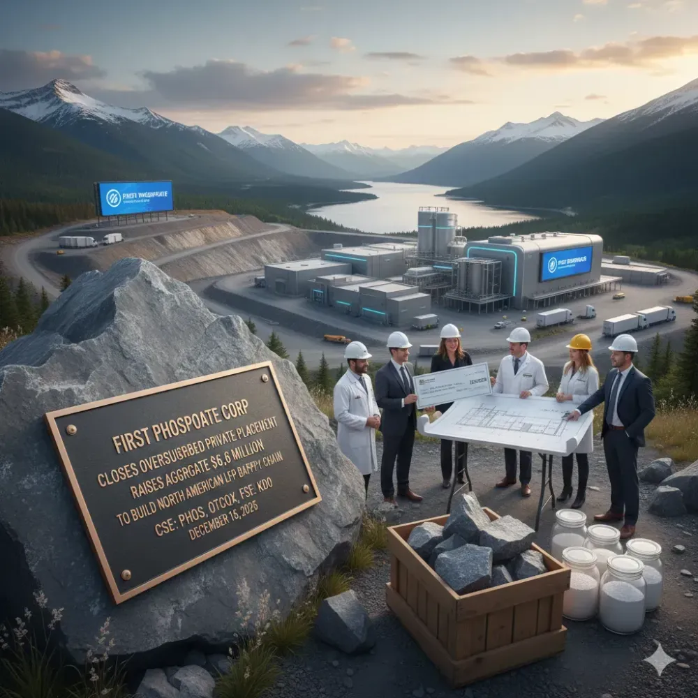 First Phosphate Closes Third Tranche of Oversubscribed Private Placement