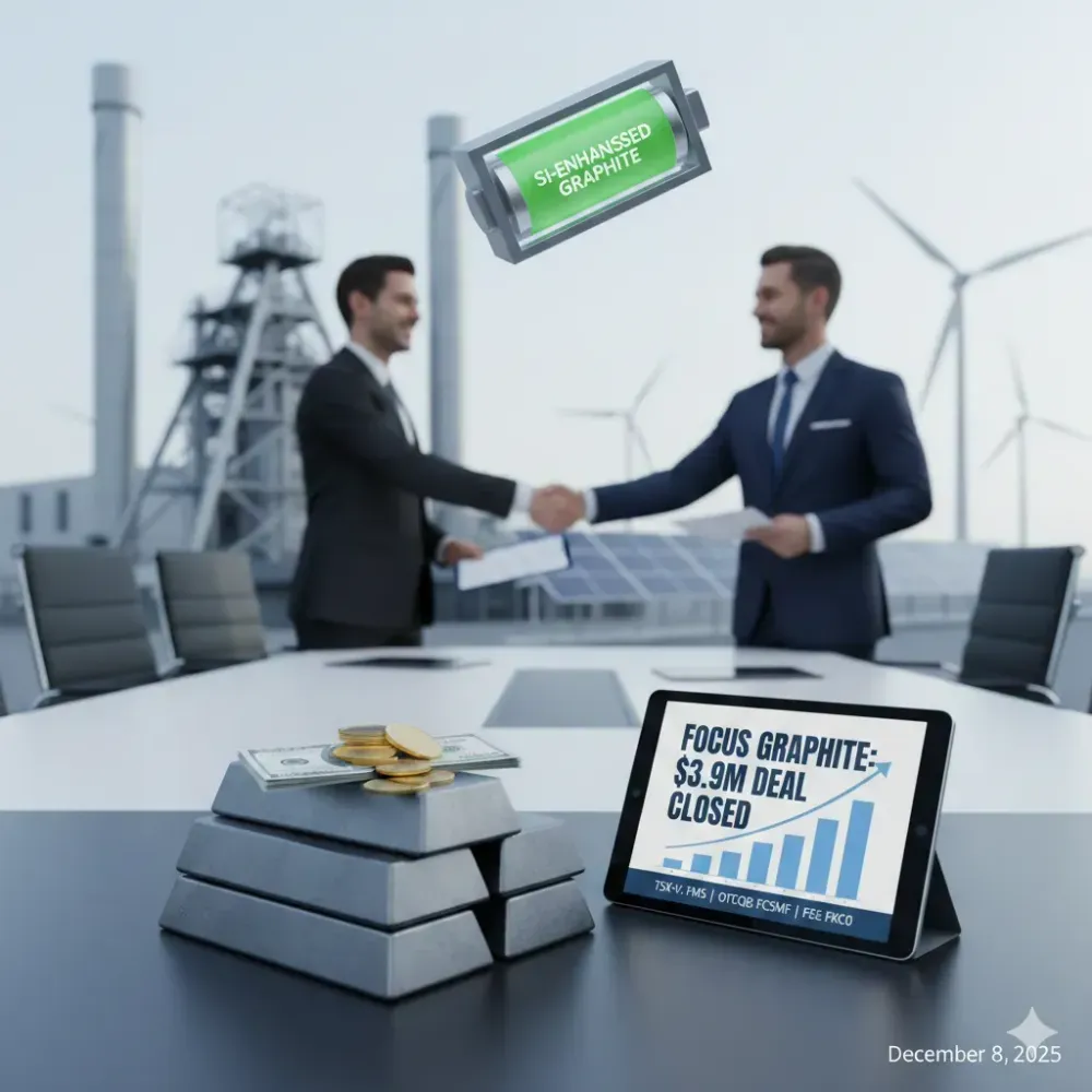 Focus Graphite Closes $3.9 Million Bought Deal Offering