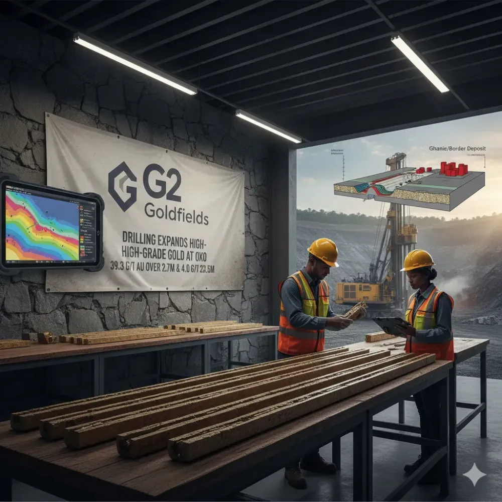 G2 Goldfields Drilling Continues to Expand High-Grade Gold Resource at OKO