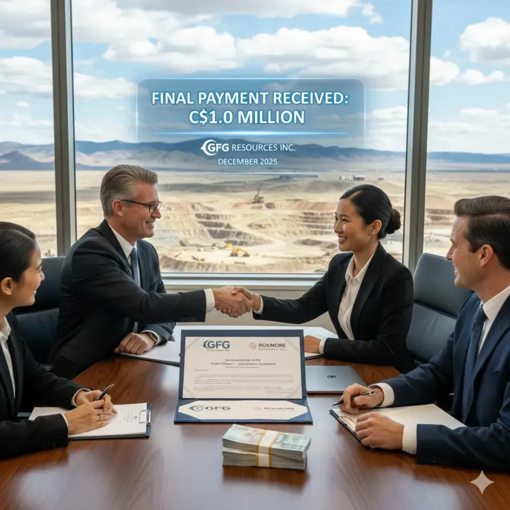 GFG Receives Final Payment from the Sale of its Rattlesnake Hills Gold Project