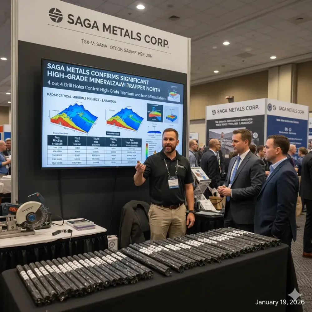 SAGA Metals Confirms Significant High-Grade Mineralization at Trapper North Releasing Additional Assays at Radar Critical Minerals Project in Labrador