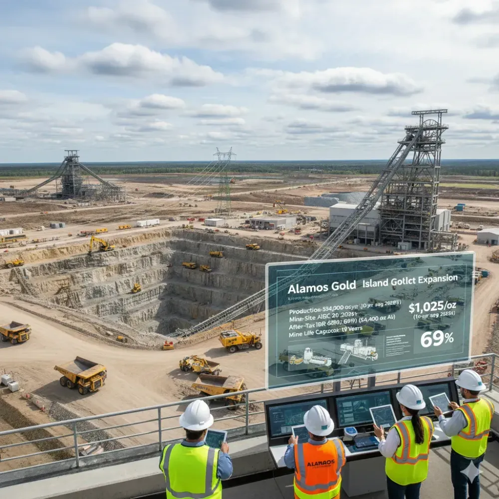 Alamos Gold Announces Island Gold District Expansion to 20,000 TPD, Creating One of Canada’s Largest and Lowest Cost Gold Mines with Attractive Economics, including 69% After-Tax IRR and $12.2 Billion NPV at $4,500/oz Gold