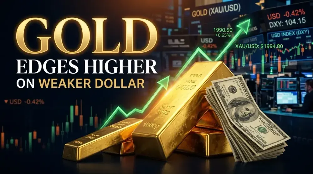 Gold Edges Higher as Cooler Inflation Data Meets Dollar Weakness, but Iran Risk Keeps Bulls in Check