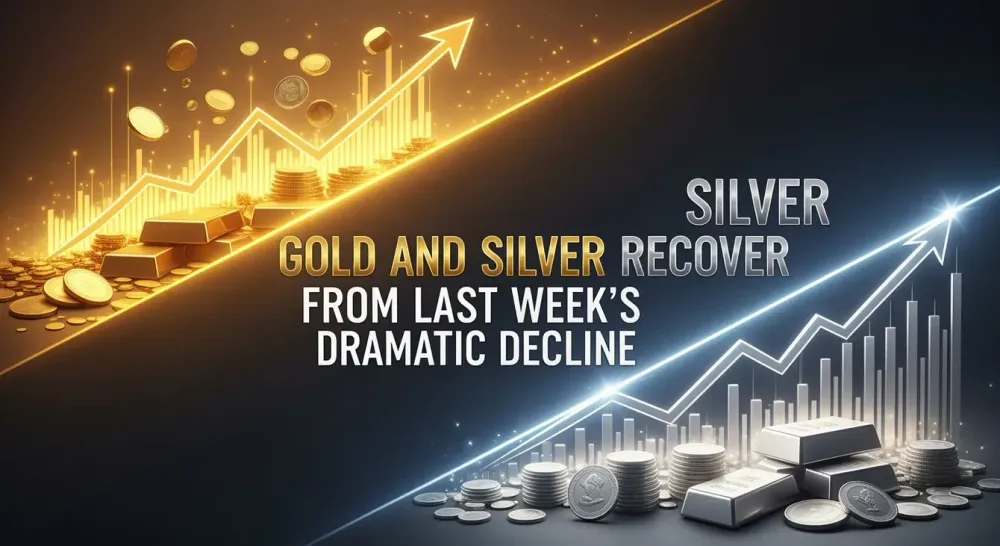 Gold and Silver Rebound from Last Week’s Dramatic Declines