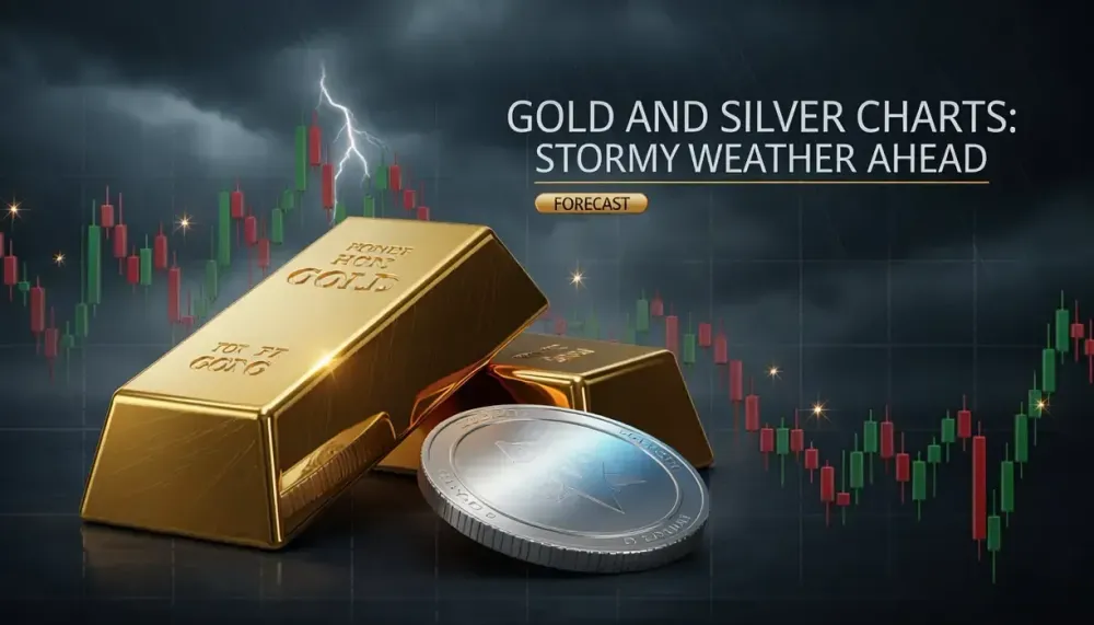 Gold and silver charts forecast more stormy weather ahead