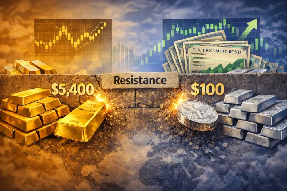 Gold and silver to consolidate further as bonds become a competing safe haven - Marketgauge’s Schneider