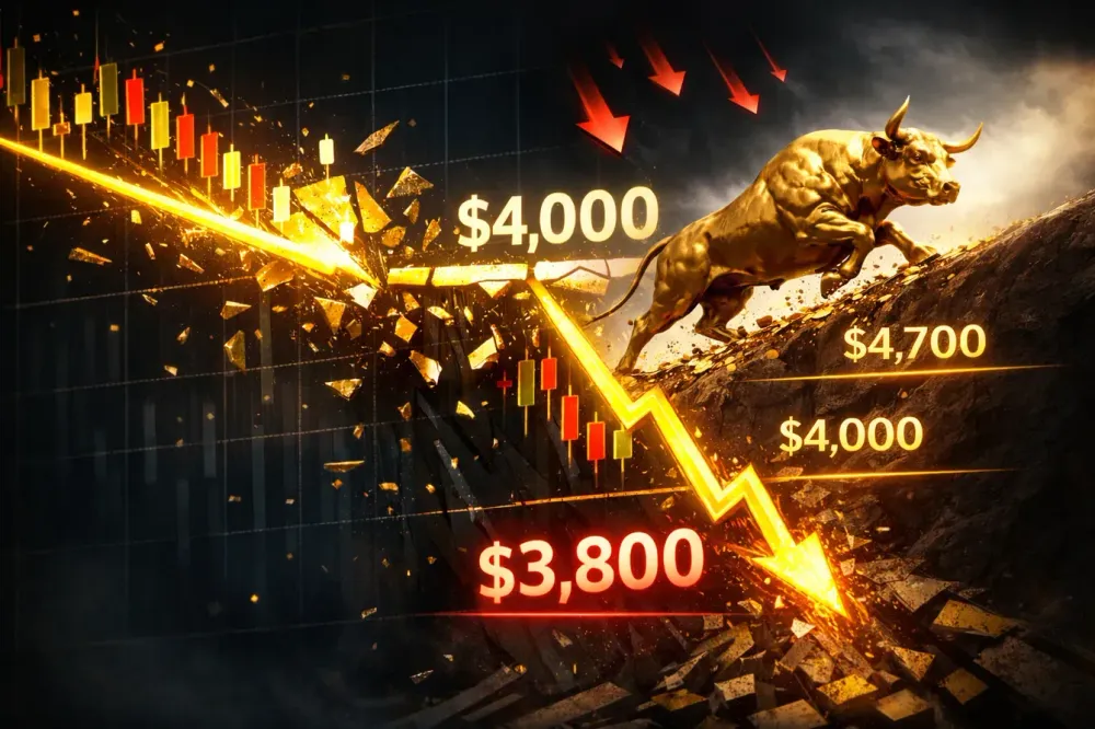 Gold faces deeper correction toward $3,800 as technical risks build - Avi Gilburt