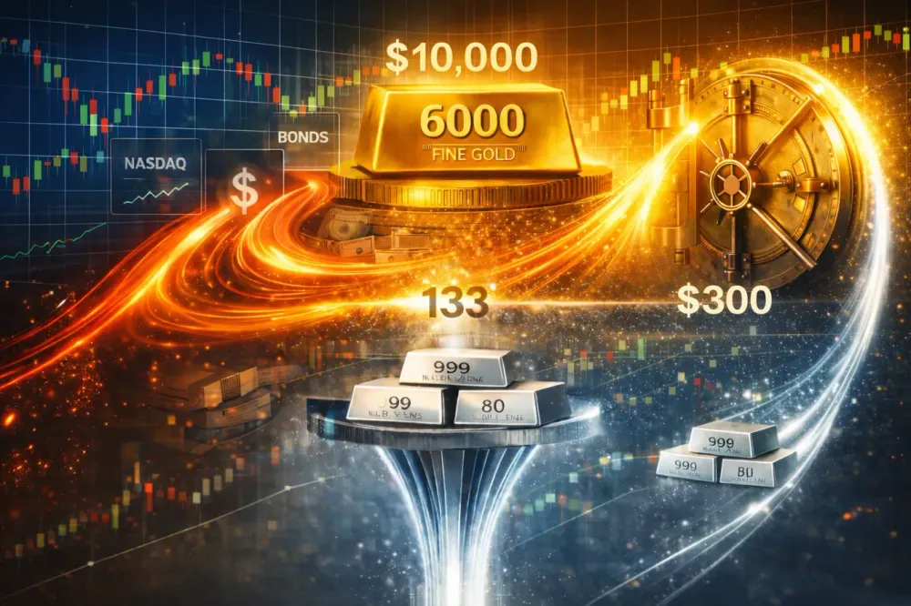 Gold headed to $6,000 this year, silver to $133, but expect 30% price swings - AuAg Funds