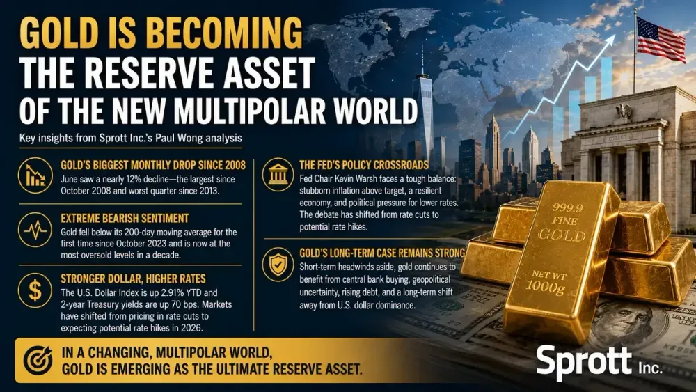 Gold is becoming the reserve asset of the new multipolar world – Sprott’s Paul Wong