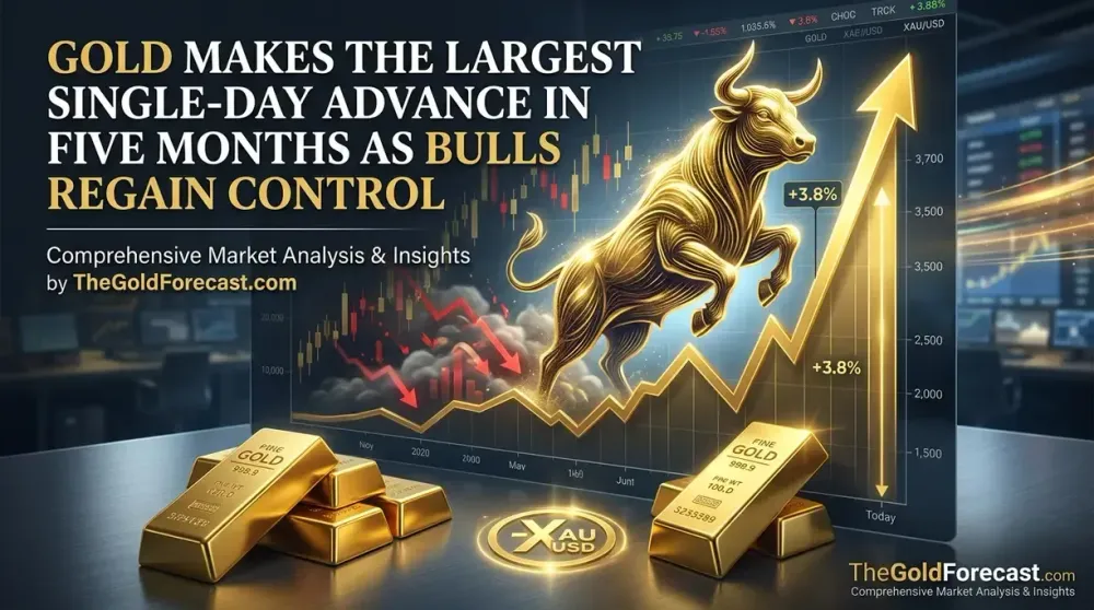 Gold makes the largest single-day advance in five months as bulls regain control