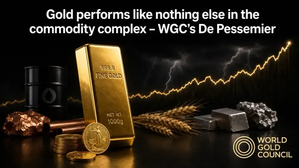 Gold performs like nothing else in the commodity complex – WGC’s De Pessemier